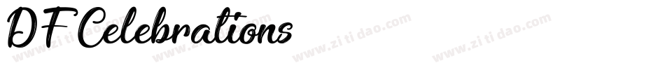 DF Celebrations字体转换